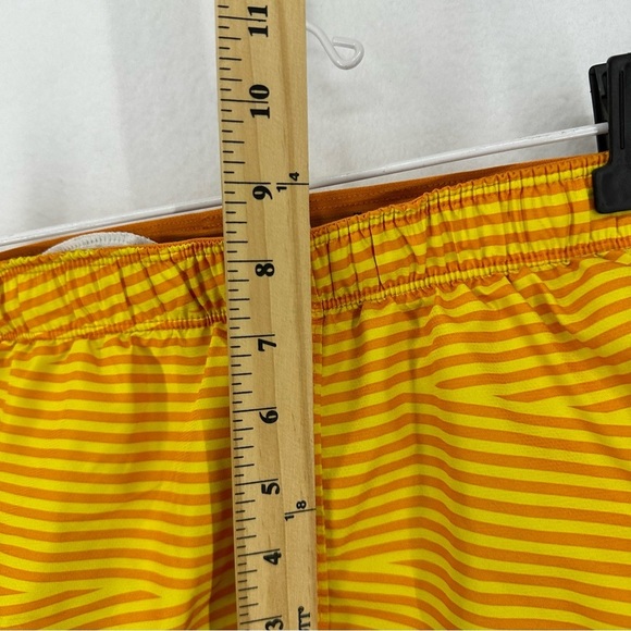 Champion Striped Atheltic Shorts Vintage Woman’s Petite Small Yellow - Picture 6 of 11